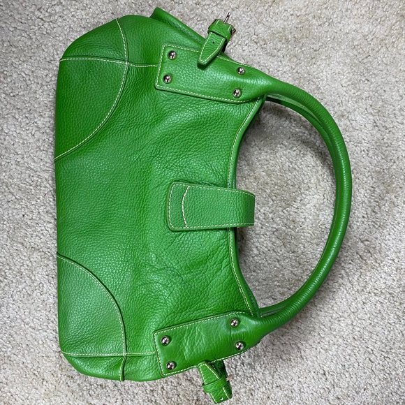 Dooney & Bourke Logo Lock Shoulder Bag Green NWOT - Picture 7 of 16